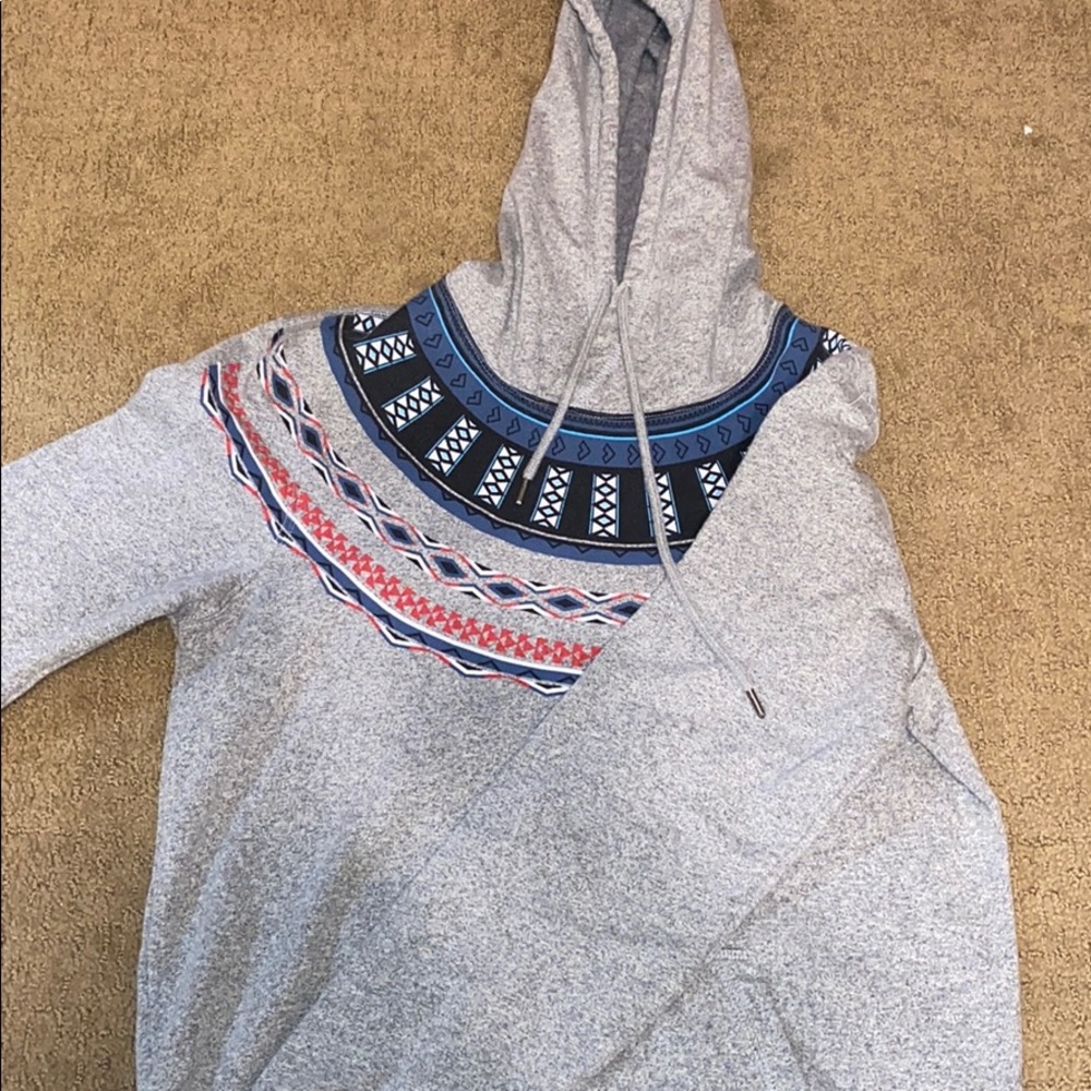 On the byas sweatshirt